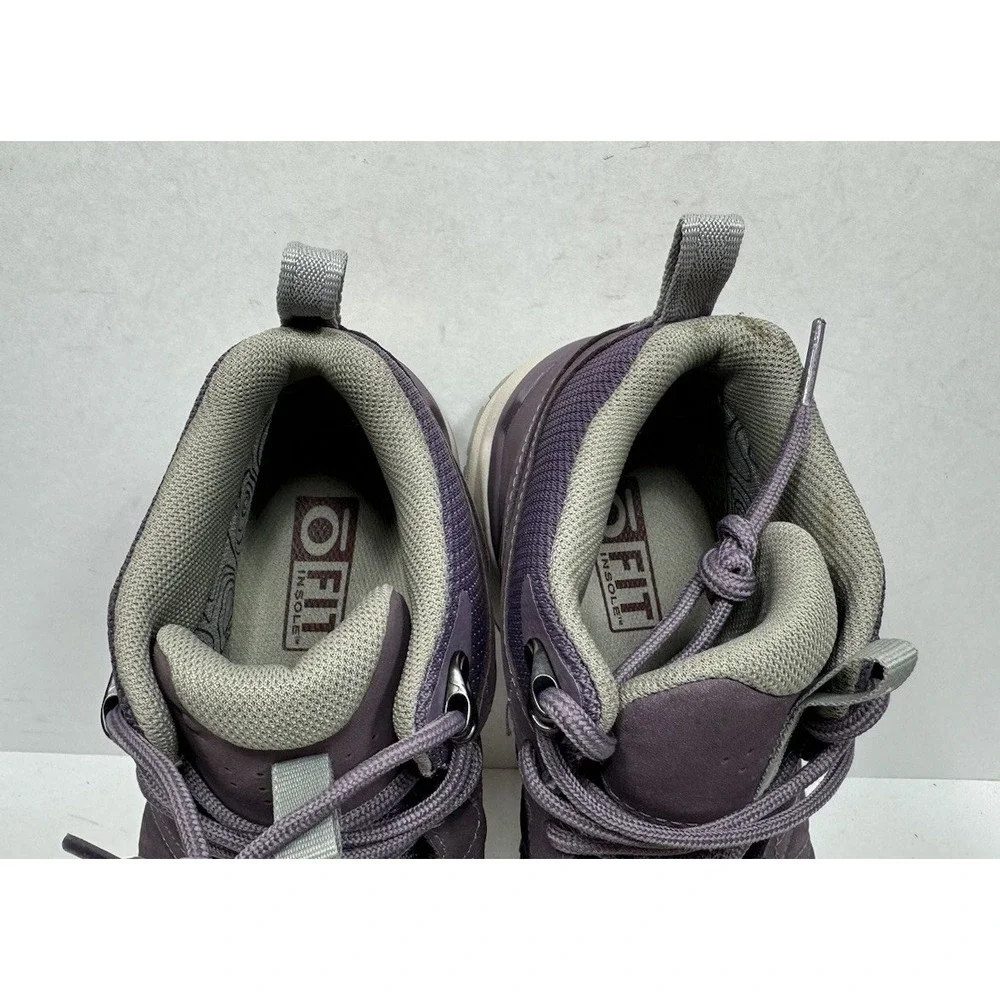 Oboz Sypes Mid‎ Leather B-Dry Waterproof Hiking Boot Purple Women's Size 7